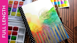 🔴 LIVE REPLAY - Watercolor with acetate overlay