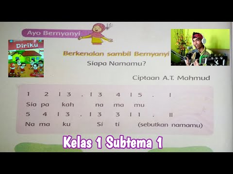 Siapa Namamu Kelas 1 Tema 1 Subtema 1 Youtube