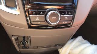 Secret compartment in the Honda Odyssey