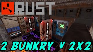RUST - Nejlepší 2x2 base !!! + 2 bunkry (CZ/SK)