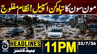 Flash Floods Cause Massive Destruction, Situation Turns Critical | Pak with Saudia - 11PM HEADLINES