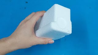 NEVER throw away leftover foam! Great idea in 3 minutes!