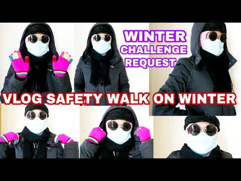 VLOG| TIPS SAFETY WALK ON WINTER HIJAB OUTFIT| TRY-ON HAUL SARUNG TANGAN #Gloves #AndIMLK #Masker