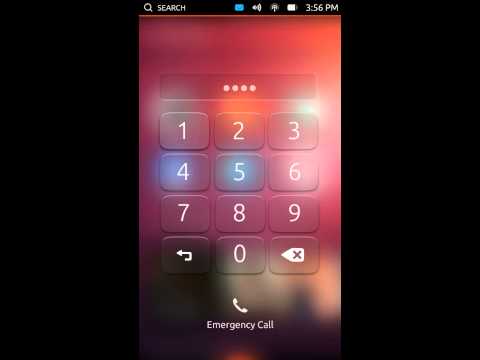 Ubuntu Touch Pinlock visual