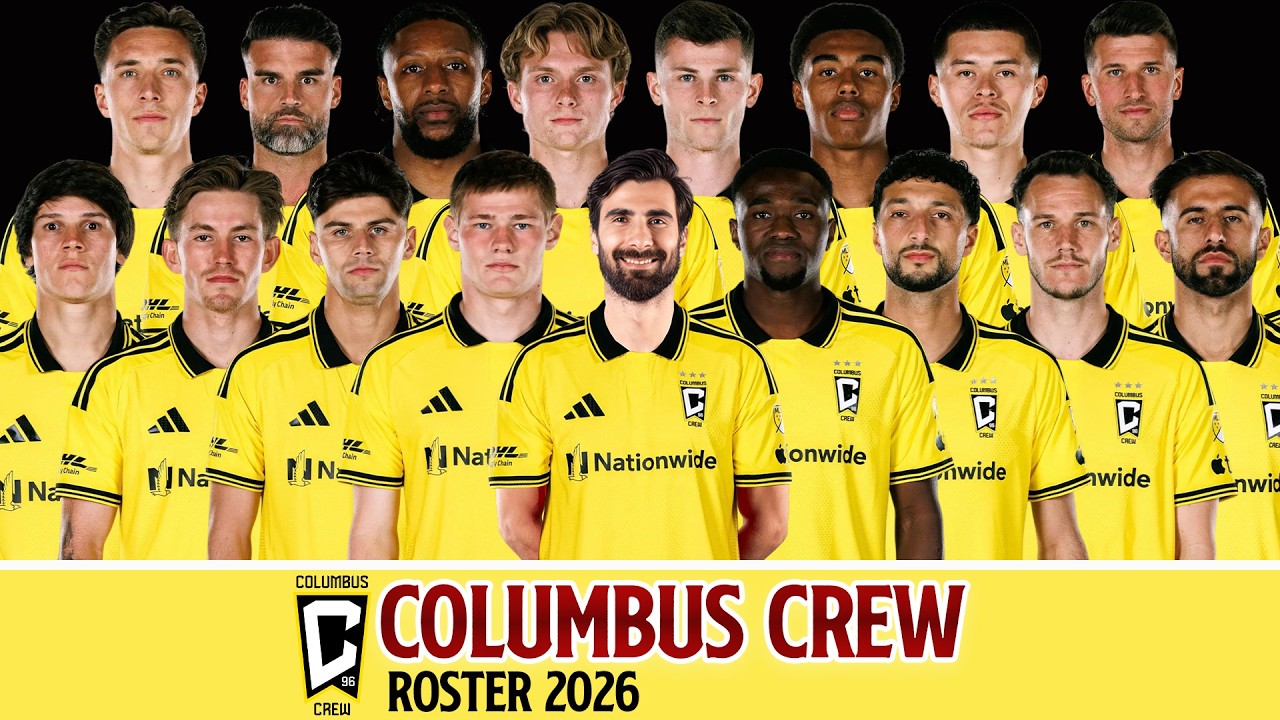 Columbus Crew Official Roster Season 2026 | Columbus Crew | MLS 2026 ...