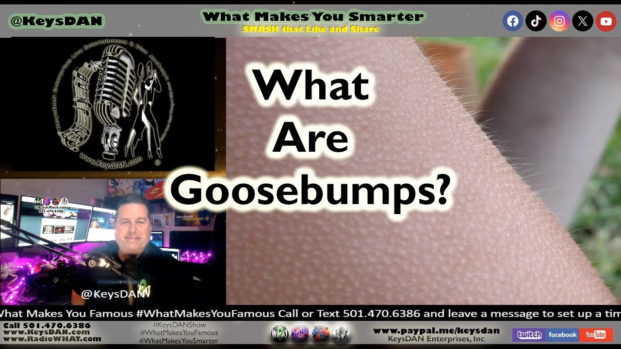 What Are Goosebumps #PODCAST #WhatMakesYouSmarter #KeysDANShow @KeysDAN
