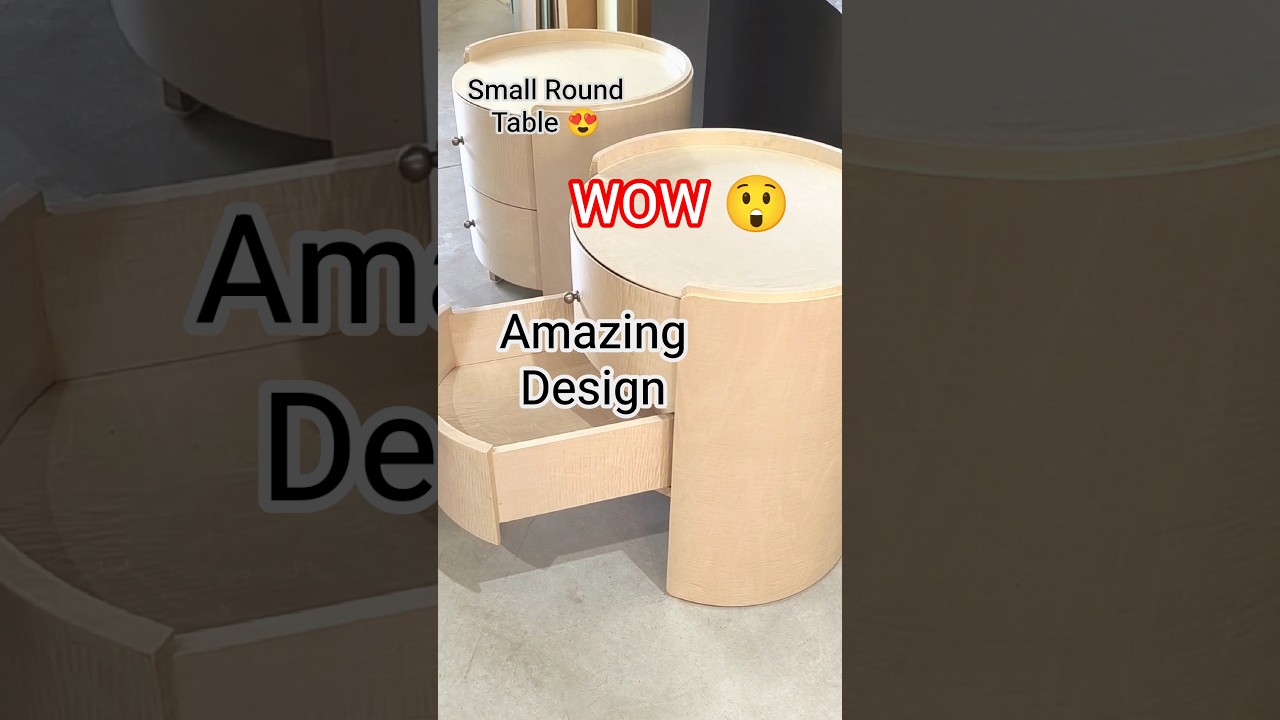 Diy Small Round Bed Side Table Design | 