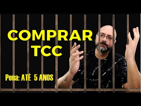Comprar TCC é crime! Por que as pessoas compram TCC?