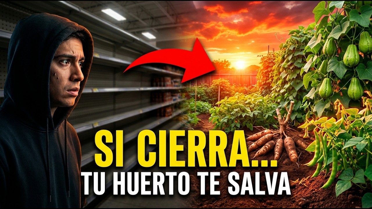 Si el Supermercado Cierra 30 Días… Este Huerto Te Mantiene