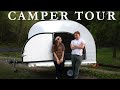 Teardrop camper tour inside our diy camper