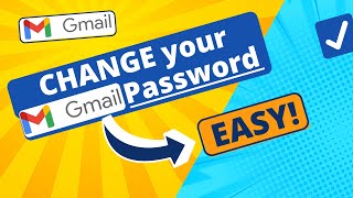 How to CHANGE your Gmail PASSWORD in 2024