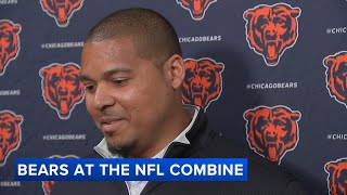 Chicago Bears leadership in Indianapolis for NFL Combine