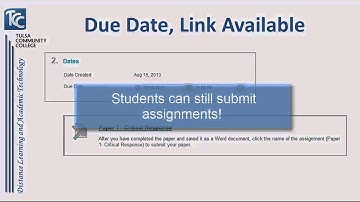 Notification of Late Assignment Submission