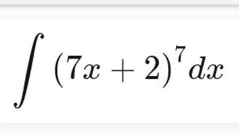The integral of 7 x + 2 whole power 7 | #shorts #integral #youtubeshorts