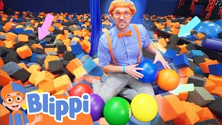 Blippi Meets New Friends and Plays At Sky Zone | Blippi | Moonbug Kids