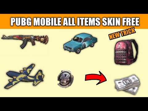 Pubg Mobile New Tricks All Skins Free !! Free Gun Skin , Free Backpack