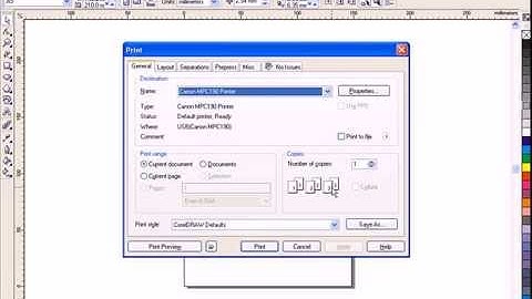 CorelDRAW Tutorial - How to Print the Image with a Size of a5 Landscape
