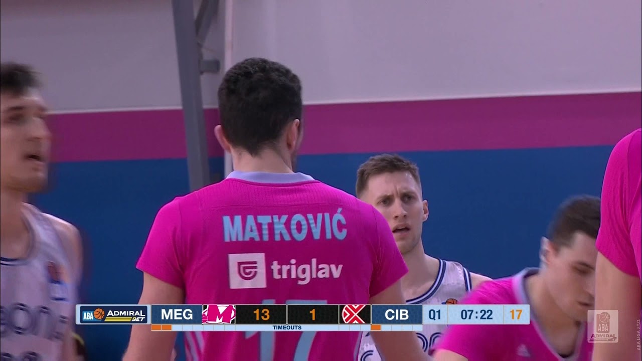 Dunk by Karlo Matković (Mega Mozzart - Cibona (9.1.2022)