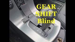 Replacing gear shift blind on Volvo S40 V50 C30 C70 (P1)