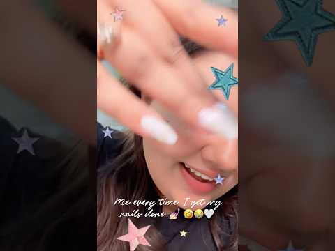 New nails 💅🏻🩷🥹🤍#ytshorts #shorts #nails #fun #explore #happy