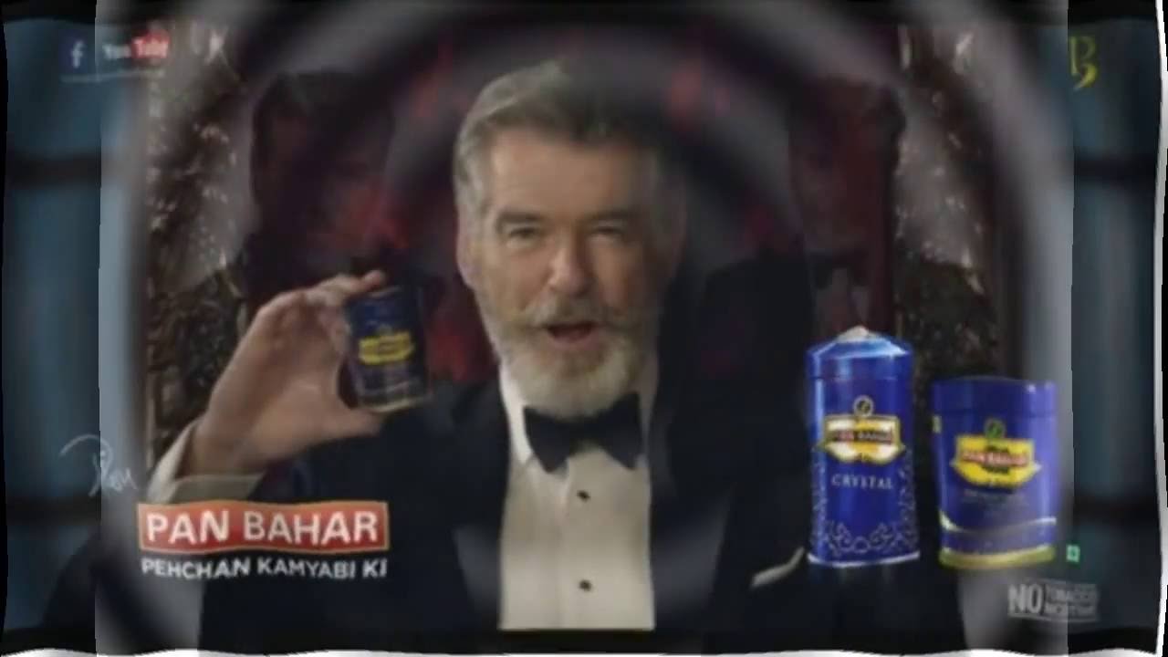 James Bond Actor Pierce Brosnan Stars in Ad for Indian Pan Masala YouTube