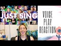 Voice Teacher Reacts Voice Play- Just Sing!🎧🎤