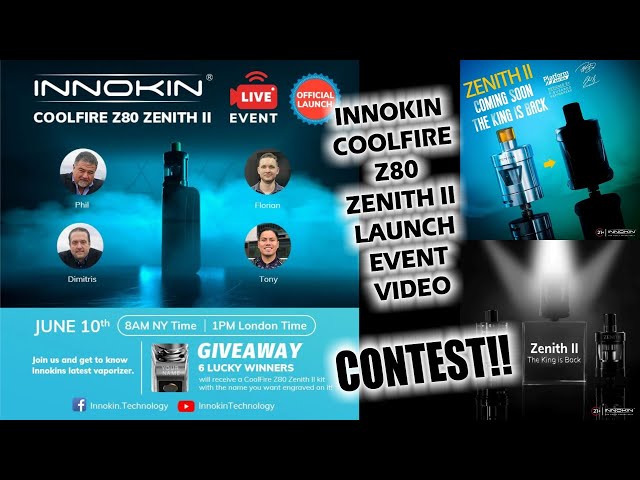 Coolfire Z80 & Zenith II Official Launch! The 4th Generation Vape!