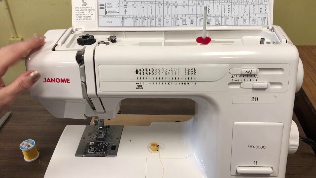 Threading A Janome Sewing Machine Youtube