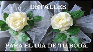 DIY/ Ideas Para Decorar El Dia De Tu Boda⎟Ideas Para Decorar tu Boda⎟ARREGLOS PARA LA IGLESIA