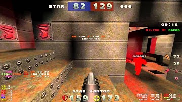 QuakeWorld #AllStars game 3, dm2 (4on4)