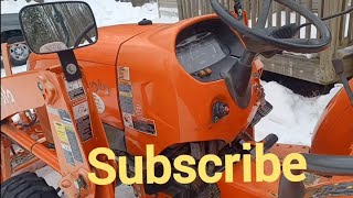 Clearing the Error Code on a Kubota L-3901