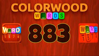 COLORWOOD WORDS CRYPTOGRAM level 883