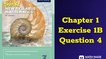 Oxford Think New Syllabus Mathematics 8th Edition | Book 3 | Chapter 1 | Exercise 1B | Question 4