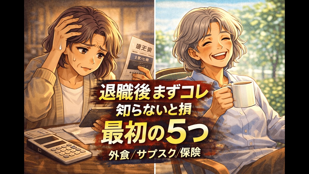 今すぐ見直して！60代の家計を静かに壊す固定費5選（ムダの正体）