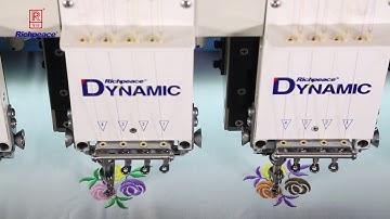 High-efiency Richpeace Computerized Multi-color Single Roll Quilting and Embroidery Machine