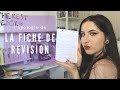 La fiche de rvision une perte de temps 