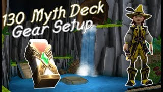 Wizard101: Level 130 Myth Gear and Deck Setup