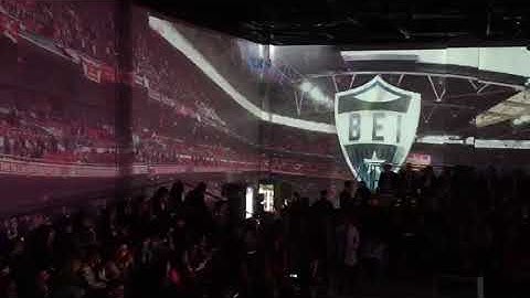 Simulación de un estadio con Mapping en Sala Omnium