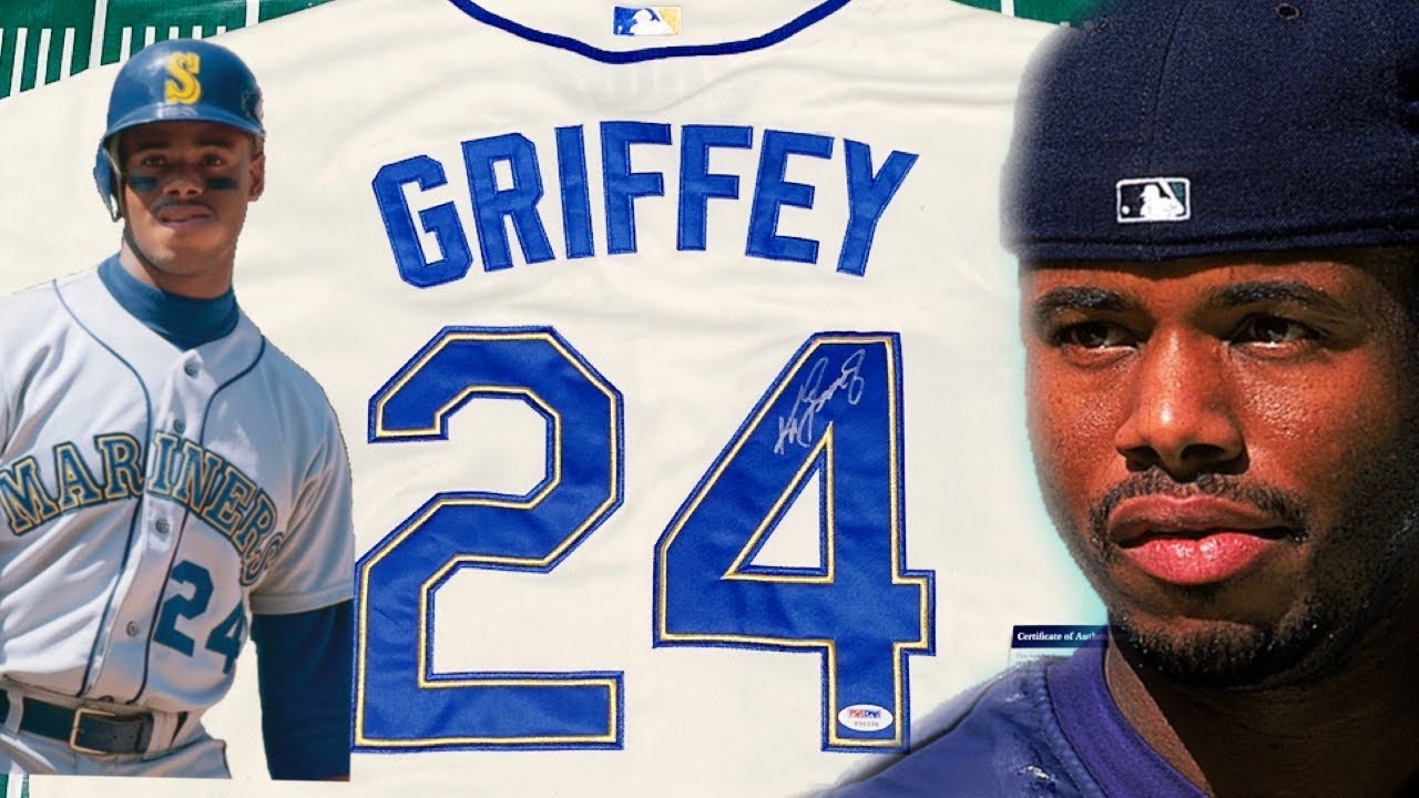 Ken Griffey Jr. Autographed Jersey YouTube