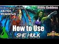 How to Use She Hulk |Abilities breakdown| Marvel Contest of Champions