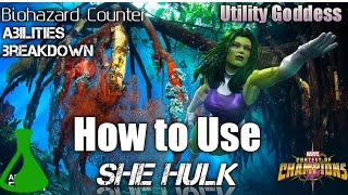 How to Use She Hulk |Abilities breakdown| Marvel Contest of Champions