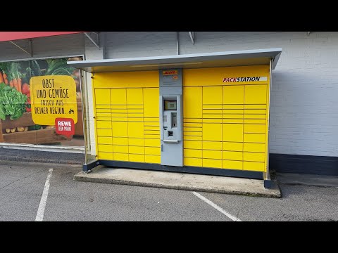 Как работает DHL Packstationen в Германии.