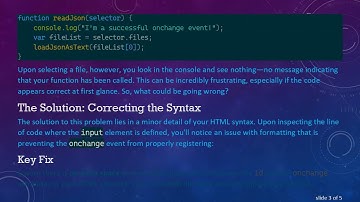 How to Fix the onchange Event Not Firing for File Inputs in JavaScript