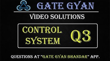 BARC-2020 | Most Important Question | Control System Q-3 | | GATE Gyan Bhandar App.| GATE  GYAN