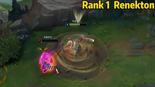 Rank 1 Renekton: He is an Absolute BEAST on Toplane!