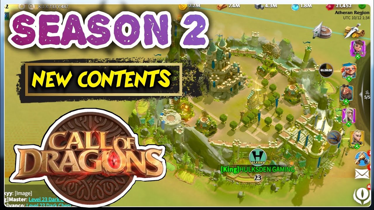Call of dragons New Season 2 Contents predictions YouTube