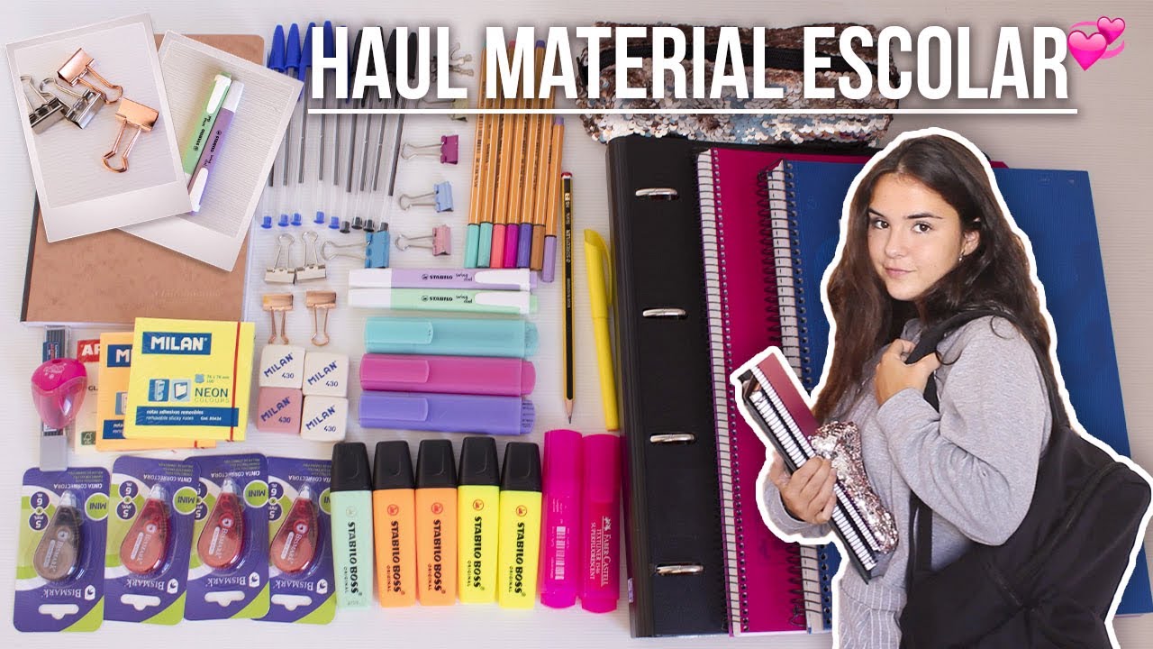 HAUL MATERIAL ESCOLAR 2020| @jimenameer