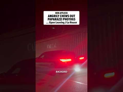 #BenAffleck went OFF on the paparazzi this weekend. (🎥: BACKGRID)