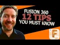 Fusion 360 Sketch  - 12 Sketch Tips Everyone Should Know