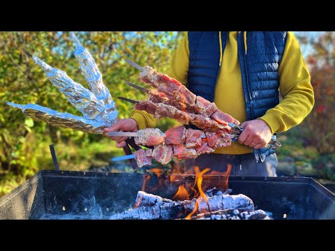 Video: Kā Pagatavot Sulīgu šašauga Kebabu Piknikā